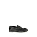 Saint Laurent Black Lamb Ovis Aries Aries Slip-On Loafers Saint Laurent