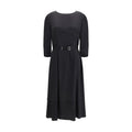 Prada Black Acetate Casual Dress Prada