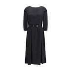 Prada Black Acetate Casual Dress Prada