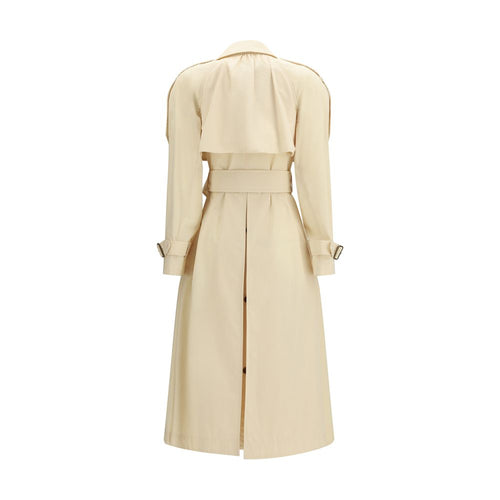 Burberry Beige Polyester Trench Coat Burberry