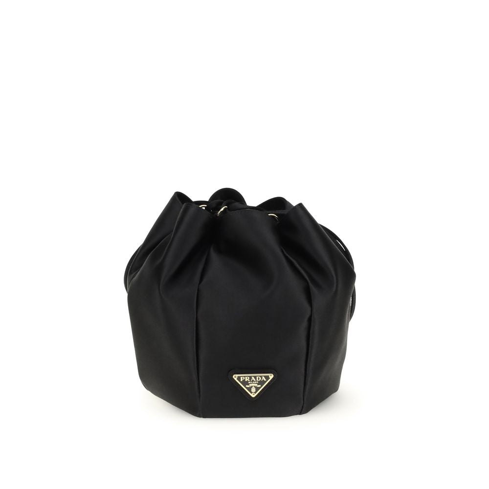 Prada Black Silk Backet Bag Prada