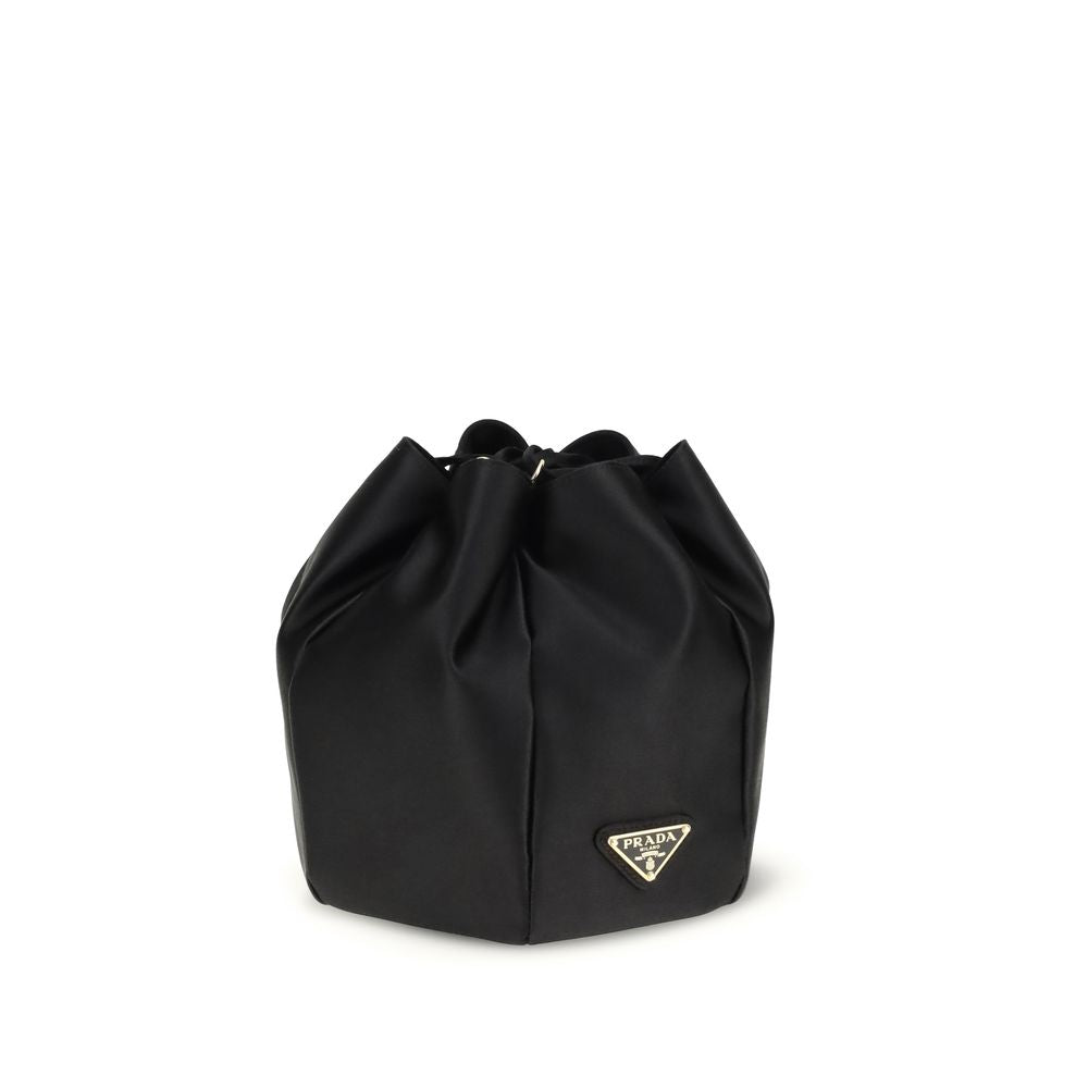 Prada Black Silk Backet Bag Prada
