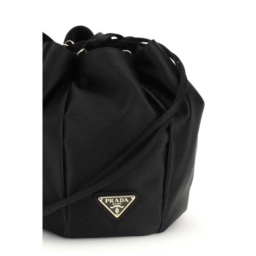 Prada Black Silk Backet Bag Prada