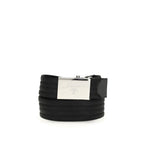 Prada Black Polyester Thin Belt Prada