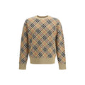 Burberry Beige Cotton Sweatshirt Burberry
