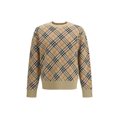 Burberry Beige Cotton Sweatshirt Burberry