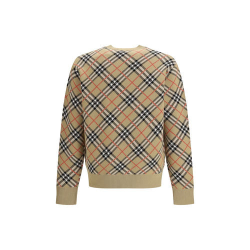 Burberry Beige Cotton Sweatshirt Burberry