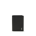 Saint Laurent Black Calf Leather Bos Taurus Wallet Saint Laurent