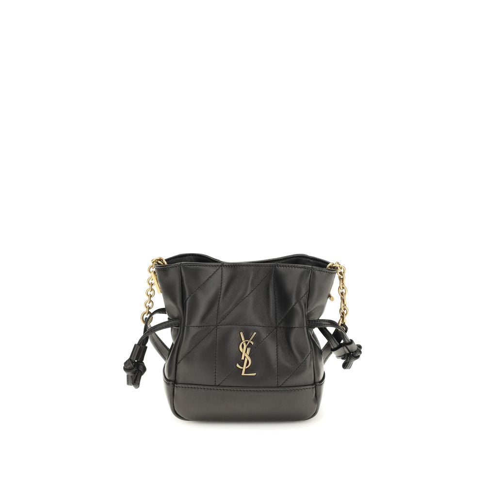 Saint Laurent Black Lamb Ovis Aries Aries Clutch Bag Saint Laurent