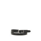 Saint Laurent Black Cotton Regular Belt Saint Laurent