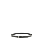 Saint Laurent Black Cotton Regular Belt Saint Laurent
