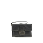 Fendi Black Lamb Ovis Aries Aries Clutch Bag Fendi