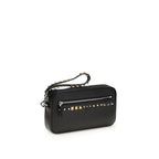Valentino Garavani Black Calf Leather Bos Taurus Accessories Valentino Garavani