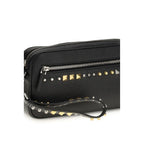 Valentino Garavani Black Calf Leather Bos Taurus Accessories Valentino Garavani