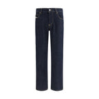 Diesel Black Cotton Slim Fit Jeans Diesel