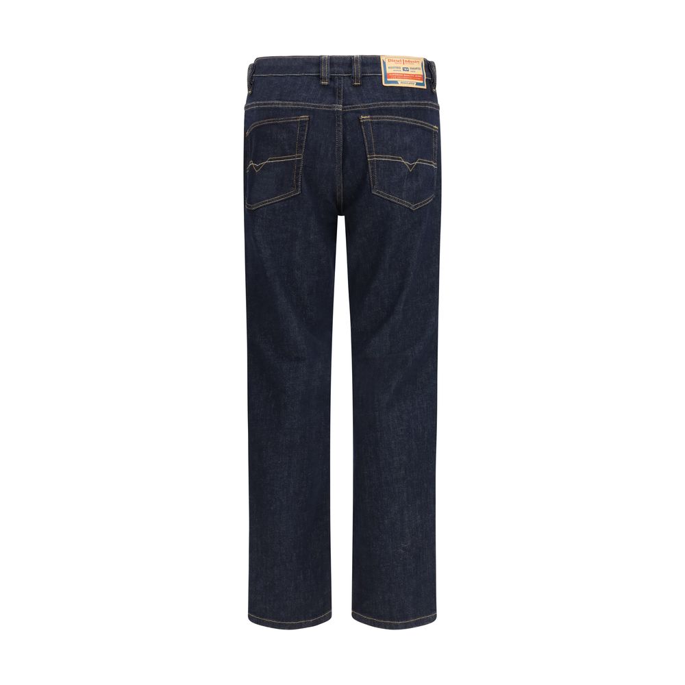 Diesel Black Cotton Slim Fit Jeans Diesel