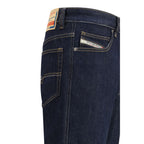 Diesel Black Cotton Slim Fit Jeans Diesel