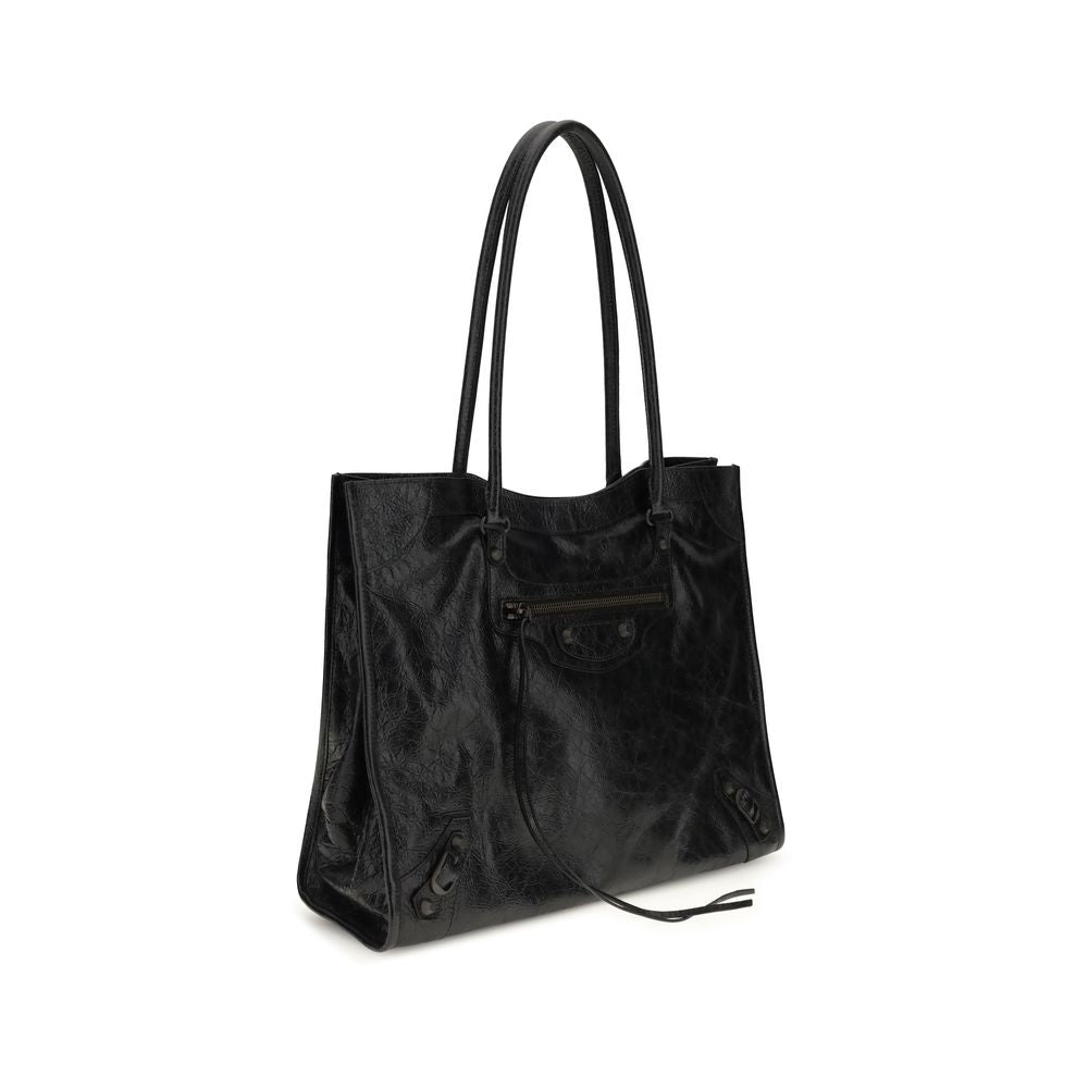 Balenciaga Black Lamb Ovis Aries Aries Shoulder Bag Balenciaga