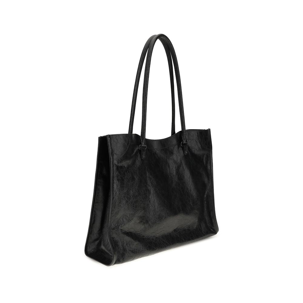 Balenciaga Black Lamb Ovis Aries Aries Shoulder Bag Balenciaga