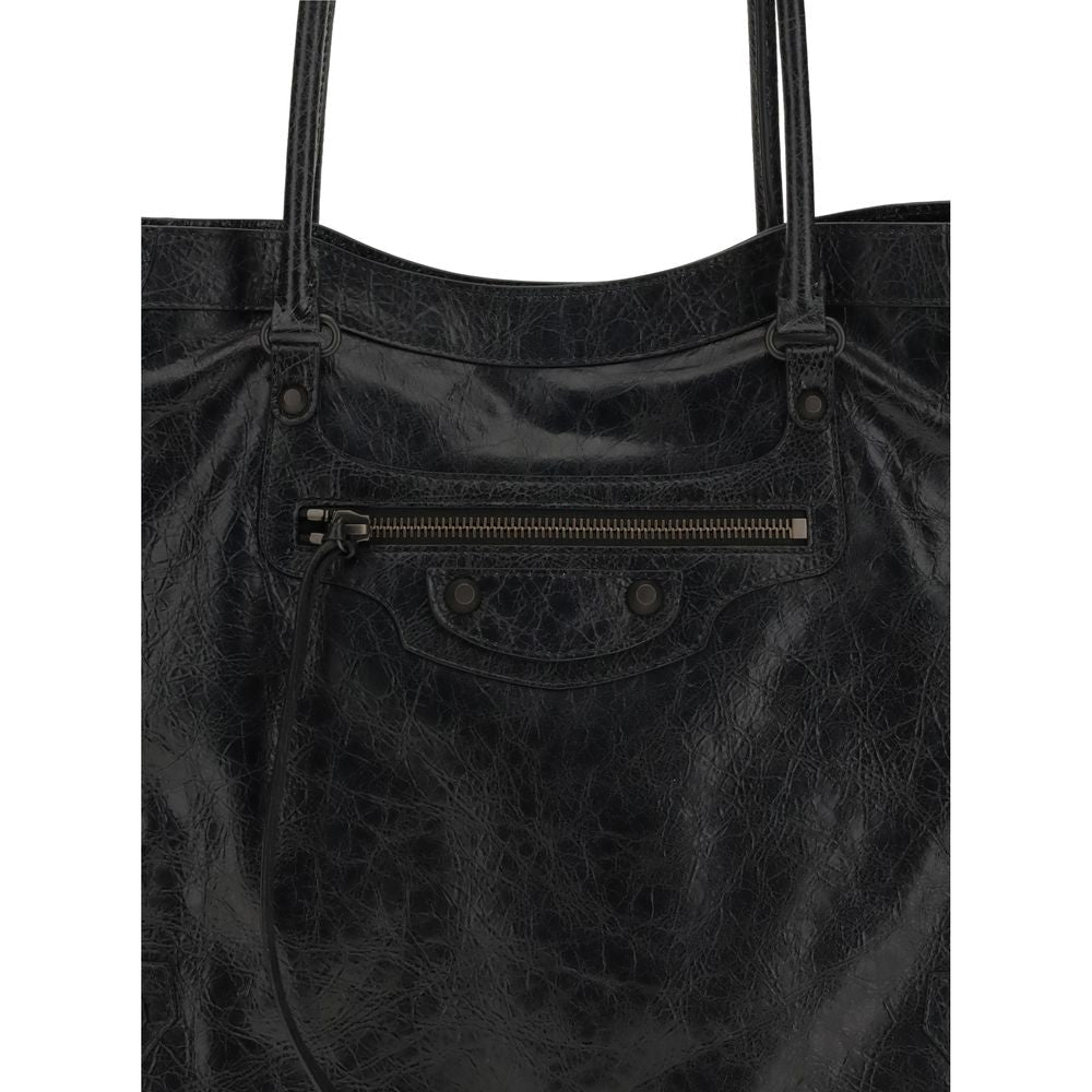 Balenciaga Black Lamb Ovis Aries Aries Shoulder Bag Balenciaga