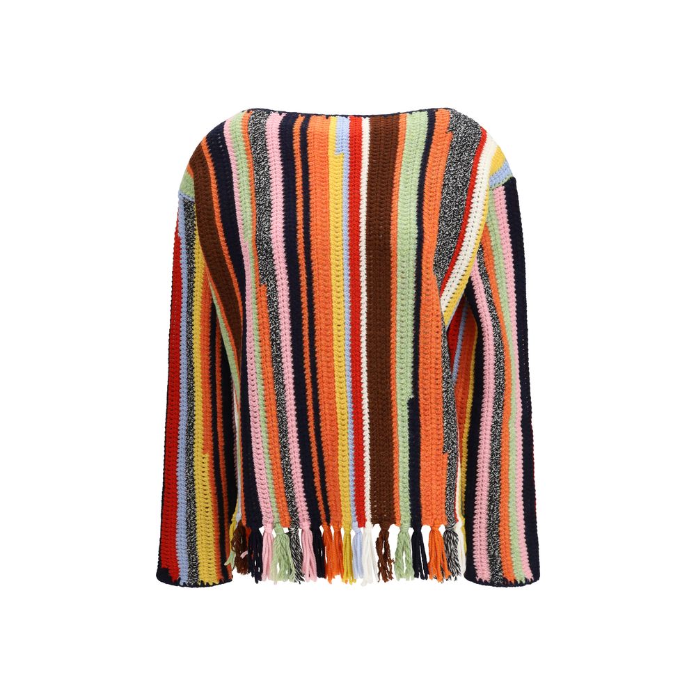 Prada Multicolor Wool Sweatshirt Prada