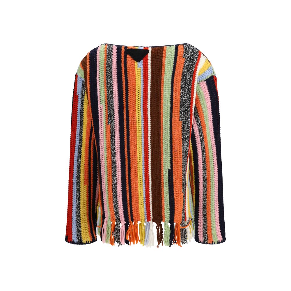 Prada Multicolor Wool Sweatshirt Prada