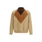 Valentino Brown Goatskin Biker Jacket Valentino