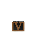 Valentino Garavani Black Calf Leather Bos Taurus Wallet Valentino Garavani