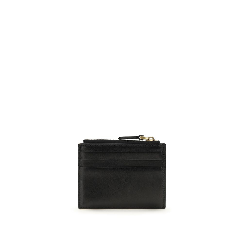 Valentino Garavani Black Calf Leather Bos Taurus Wallet Valentino Garavani