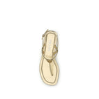 Prada Silver Calf Leather Bos Taurus Flat Sandals Prada