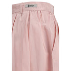 Prada Multicolor Silk Long Skirt Prada