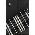 Burberry Black Calf Leather Bos Taurus Shoulder Bag Burberry