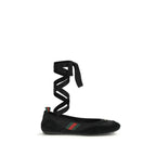 Gucci Black Fabric Ballet Flats Gucci