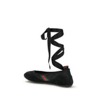 Gucci Black Fabric Ballet Flats Gucci