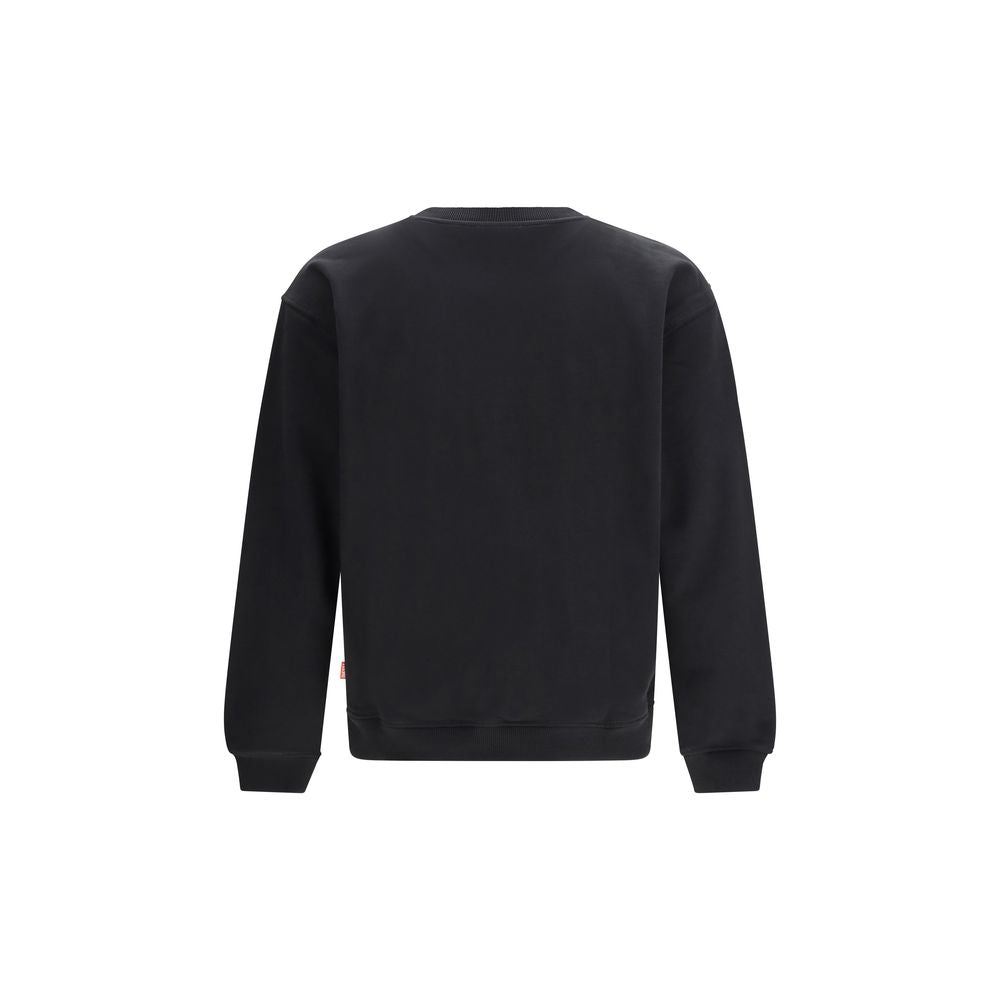 Diesel Black Cotton Sweatshirt Diesel