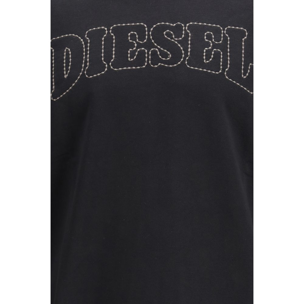 Diesel Black Cotton Sweatshirt Diesel