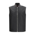 Diesel Brown Polyamide Sleeveless Jacket Diesel