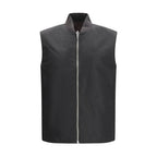 Diesel Brown Polyamide Sleeveless Jacket Diesel
