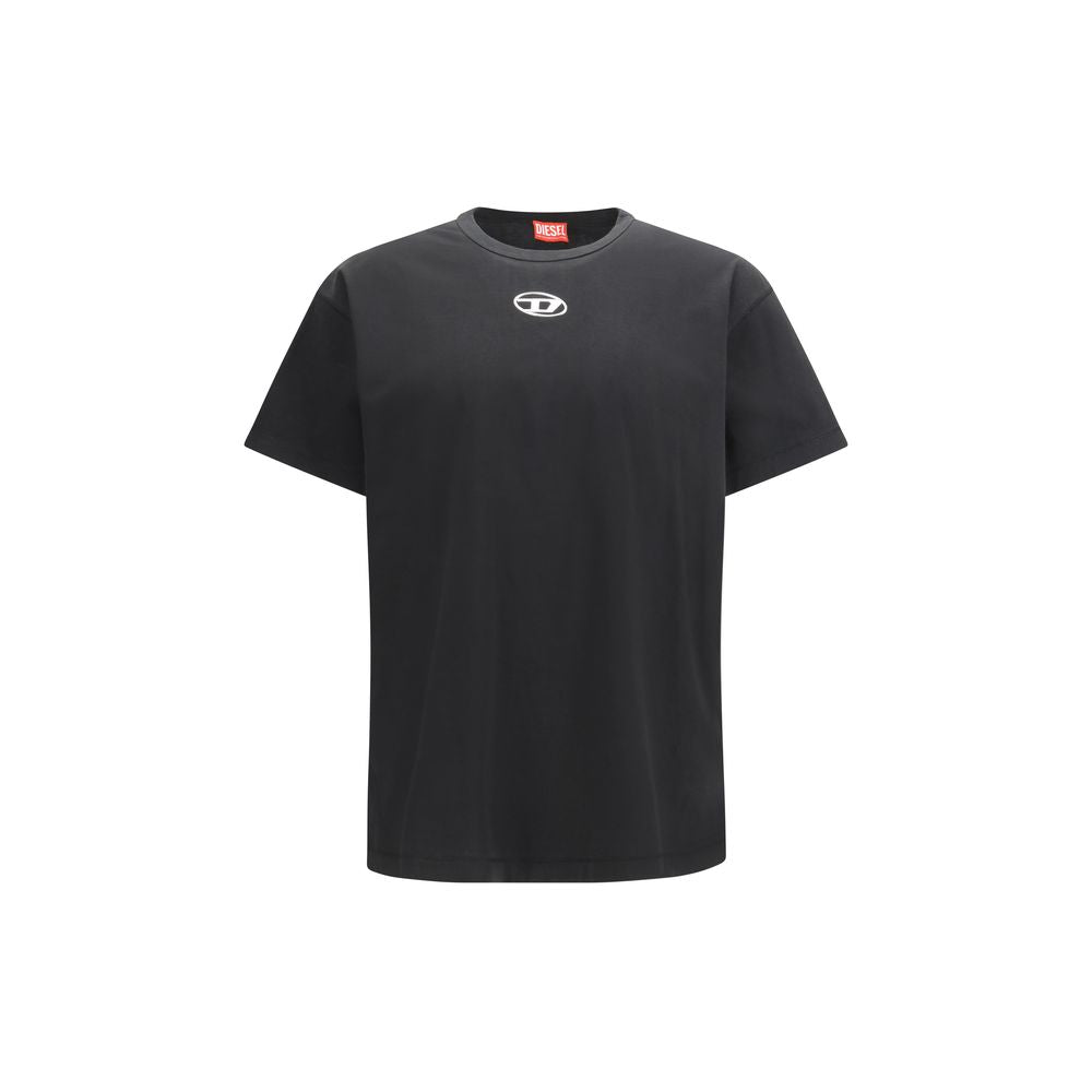 Diesel Black Cotton T-Shirt Diesel