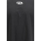 Diesel Black Cotton T-Shirt Diesel