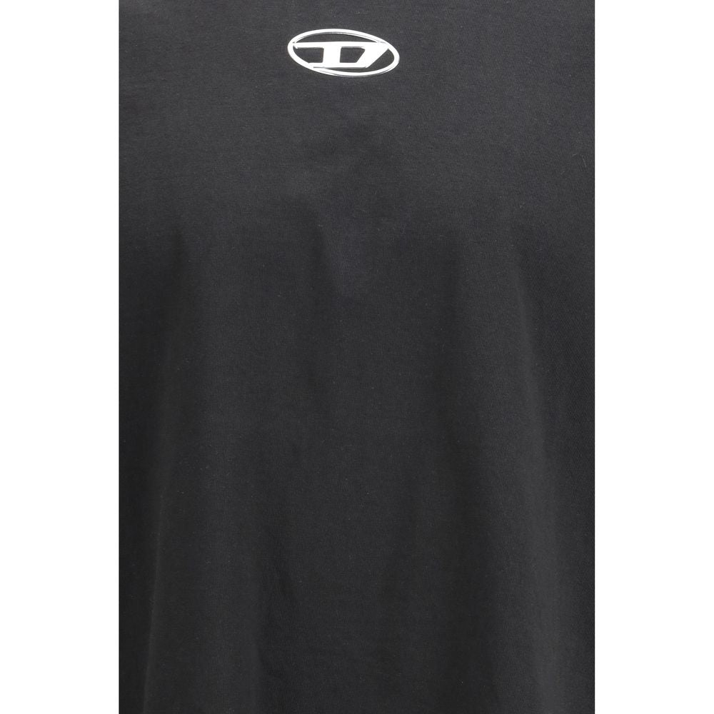 Diesel Black Cotton T-Shirt Diesel