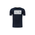 Armani Exchange Blue Cotton T-Shirt Armani Exchange