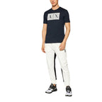 Armani Exchange Blue Cotton T-Shirt Armani Exchange