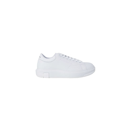 Armani Exchange White Leather Low Top Sneakers Armani Exchange