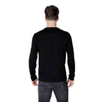 Armani Exchange Black Cotton Long Sleeve T-Shirt Armani Exchange
