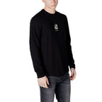 Armani Exchange Black Cotton Long Sleeve T-Shirt Armani Exchange