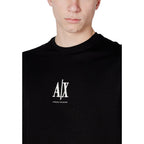 Armani Exchange Black Cotton Long Sleeve T-Shirt Armani Exchange