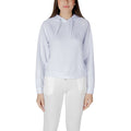 Armani Exchange White Viscose Hoodie Armani Exchange