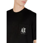Armani Exchange Black Cotton Sportswear Armani Exchange