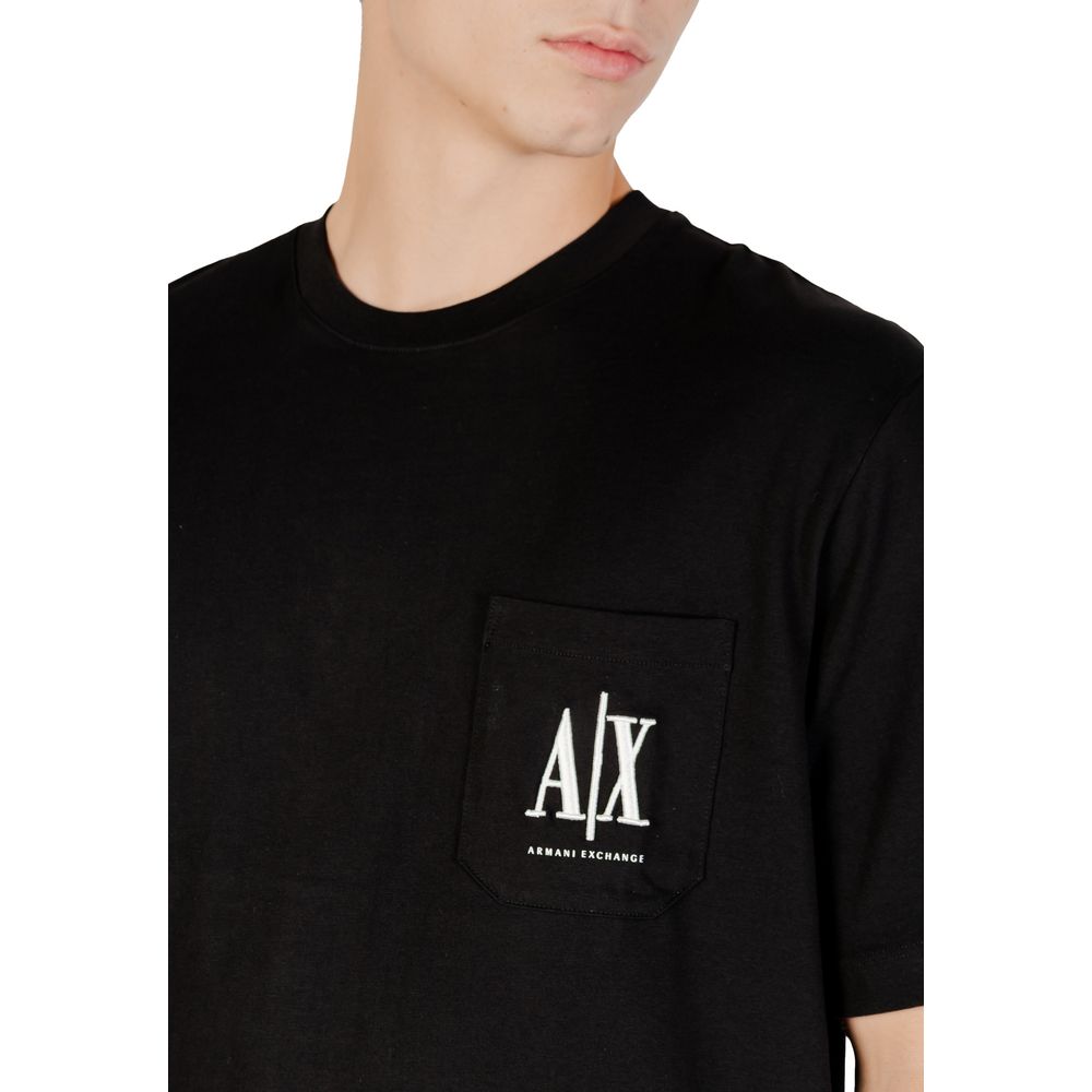 Armani Exchange Black Cotton Sportswear Armani Exchange
